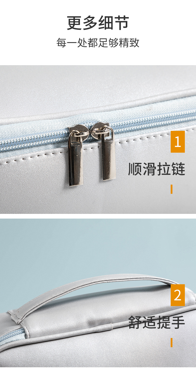 PU化妆包女便携多功能旅行防水收纳洗漱包现货批发礼品可印制LOGO详情7