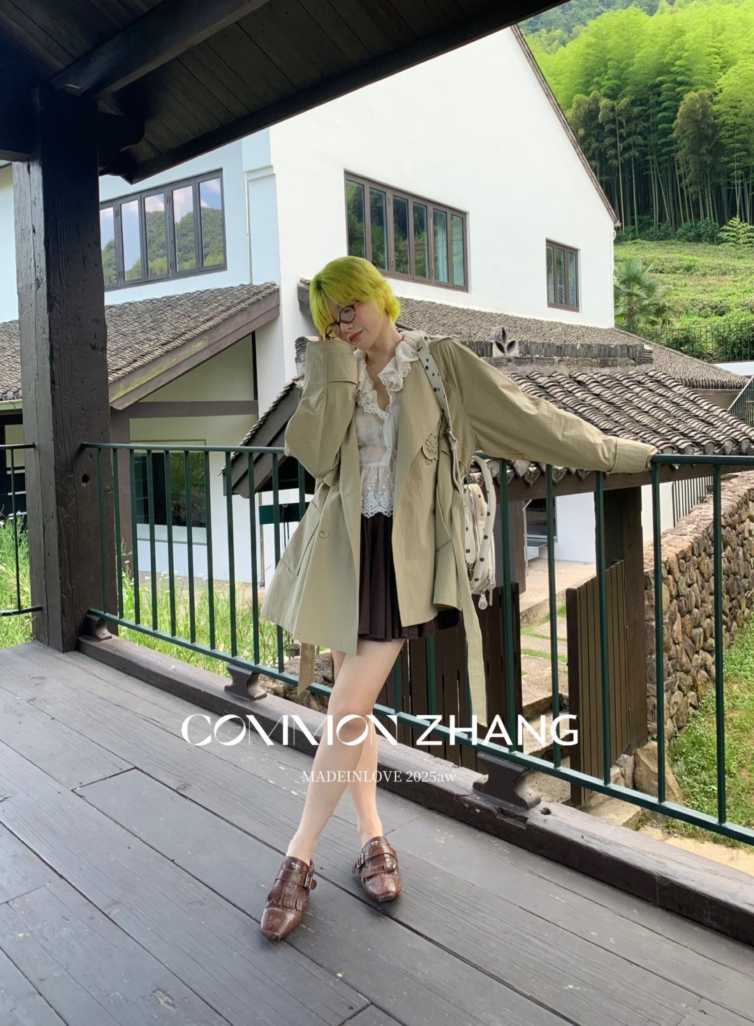 CZ ZHANG Early Autumn French sweet Lace collar flared sleeves see-through polka dot shirt for women B33039 pic 19