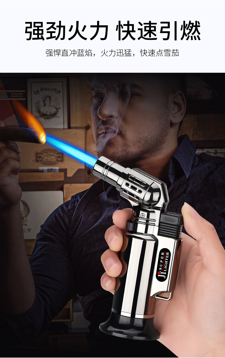 JL550 direct spray gun, metal windproof welding gun for lighters, outdoor multi-purpose, 1300℃ pic 4