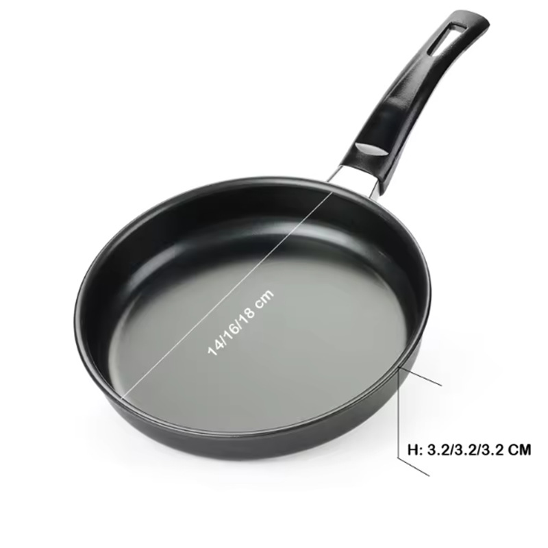 mini non-stick fry pan迷你不粘锅煎蛋平底锅铁锅早餐锅牛排煎锅详情2