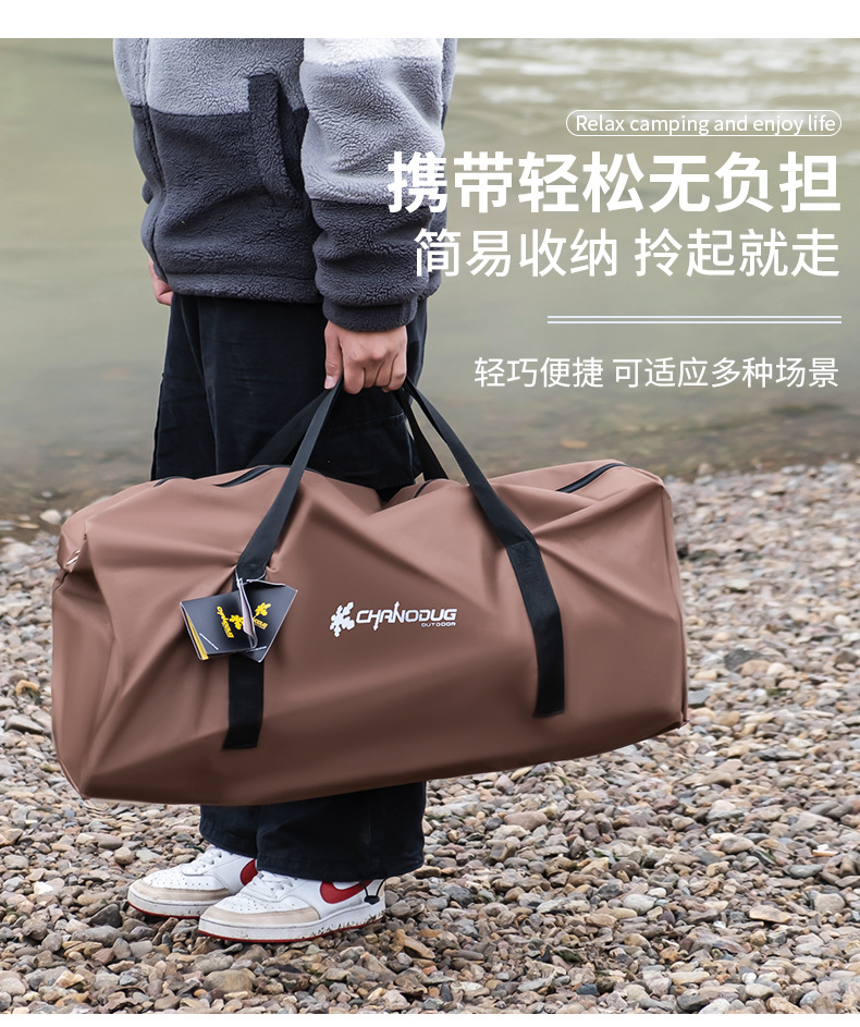 Xanuoduoji outdoor folding table and Chair three-piece Set Portable camping equipment Self-driving tour picnic Egg roll Table set pic 5
