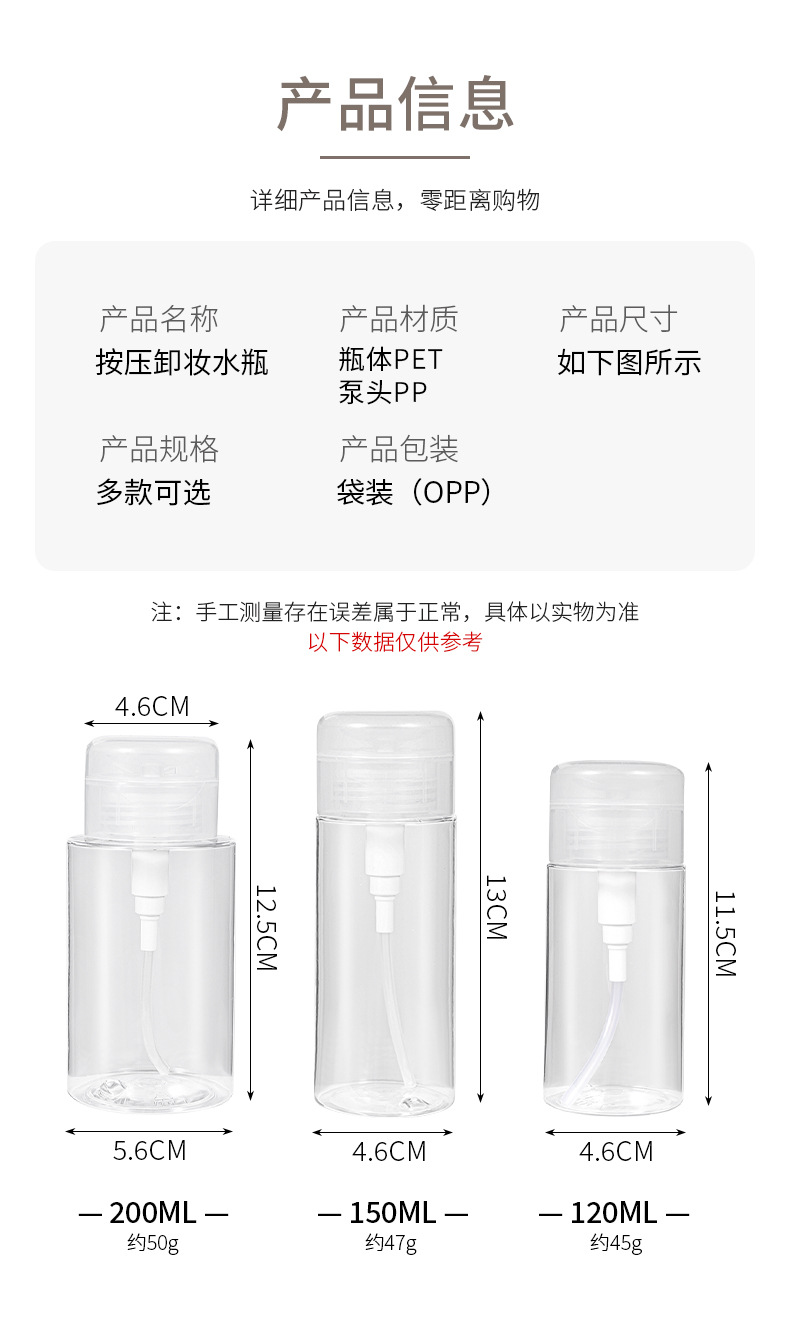 Squeeze out the bottles of travel-sized hand cream, shampoo, body wash, travel-sized skin care cosmetics and facial cleanser pic 3