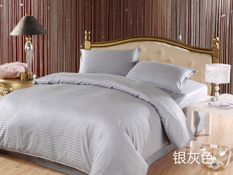 Pure cotton brocade bedding set, all-cotton pure white brocade strips, hospital bedding, four seasons style, light luxury pic 18