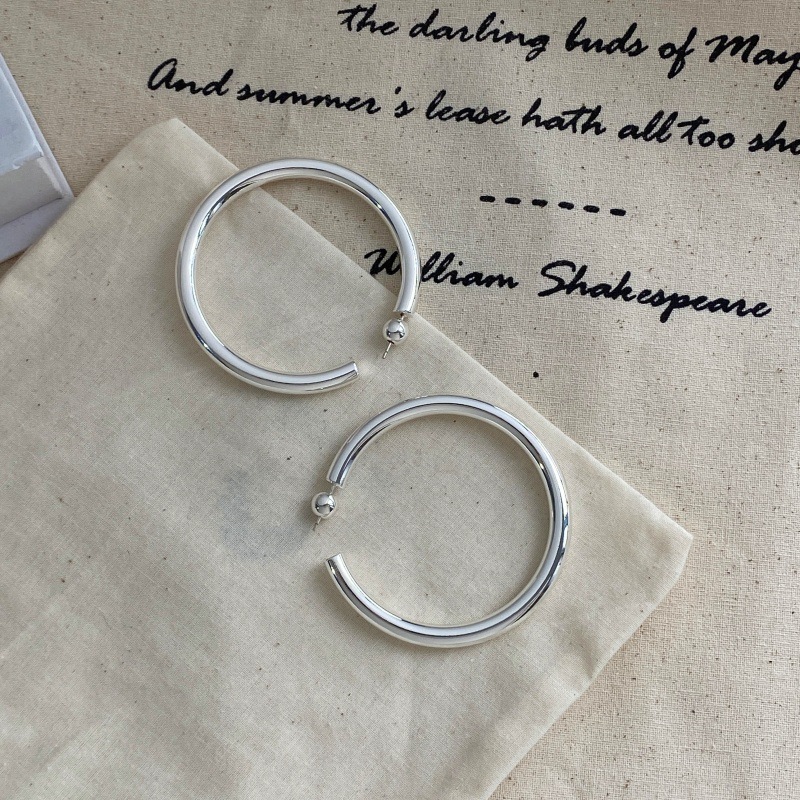 SophieBu*ai经典圆圈独特感耳圈高级感气质个性简约hoops耳环饰品详情12