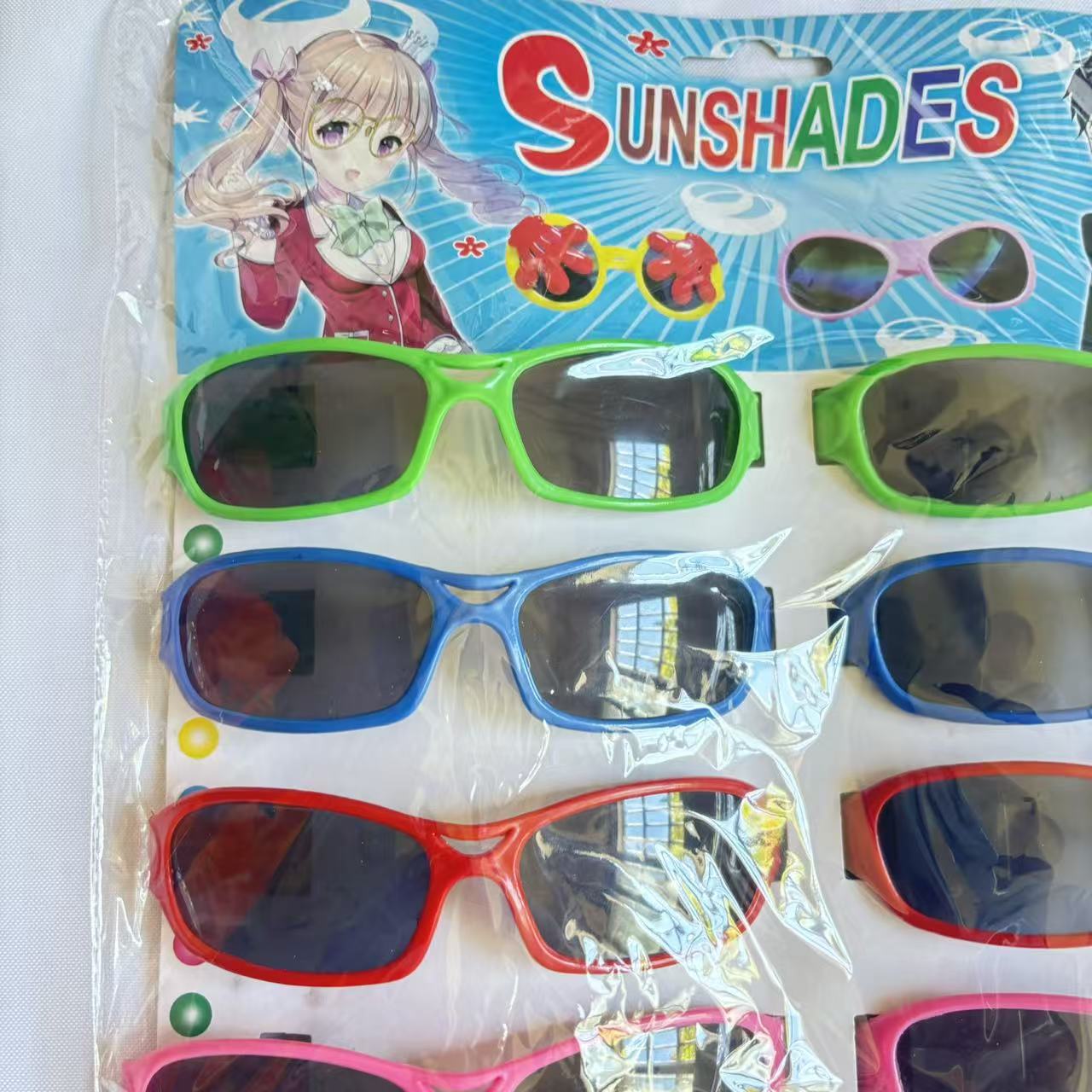 义乌玩具批发儿童玩具太阳镜塑料多色礼品地摊夜市配饰过家家玩具详情2