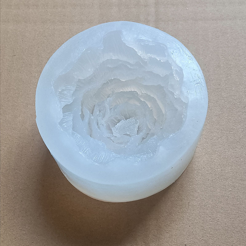 杜丹花diy山茶花花朵手工硅胶模具巧克力烘焙香薰蜡烛滴胶石膏模详情5