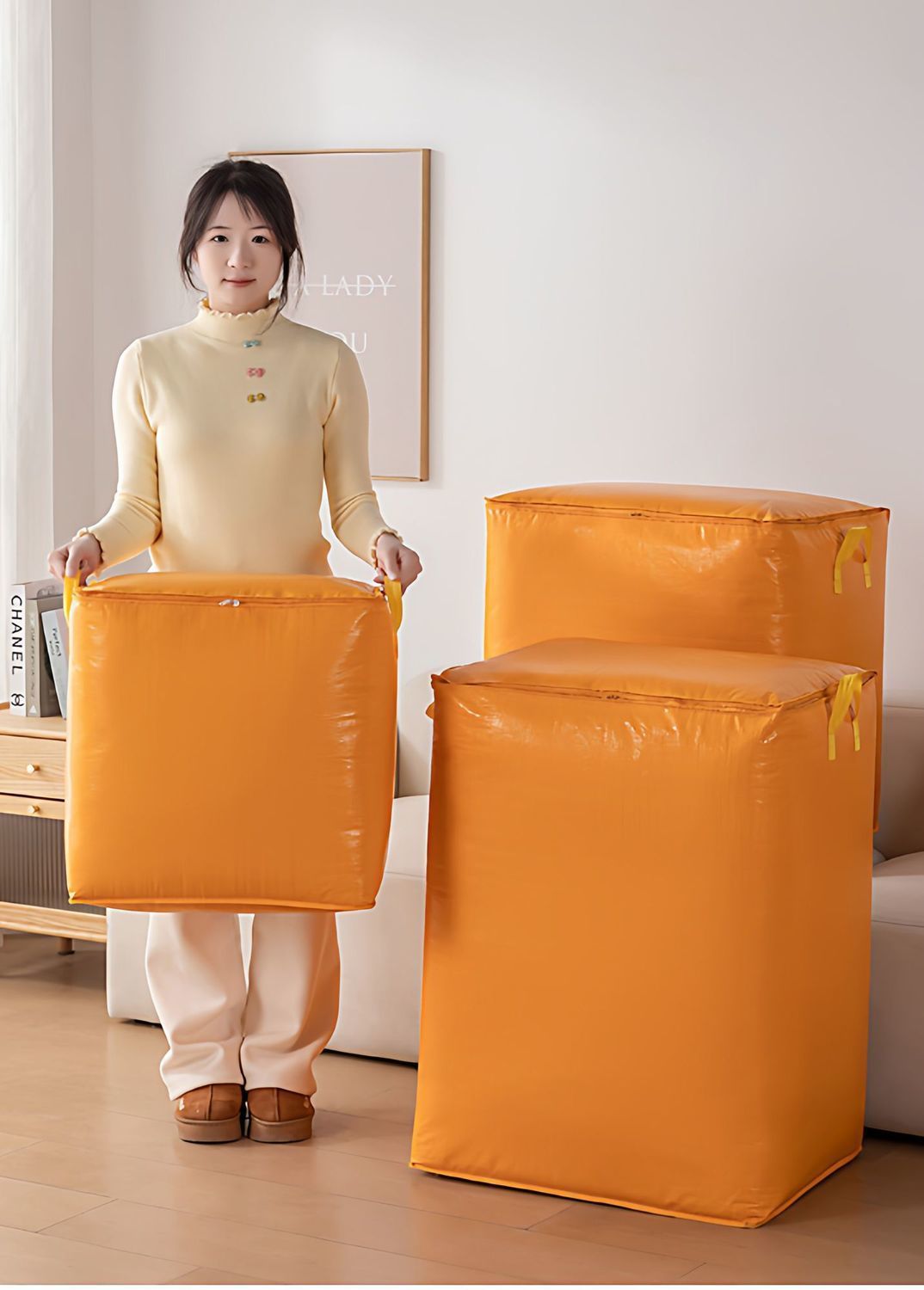 A dedicated tool for large-capacity moving and packing, including student dormitory quilts, clothes, luggage sorting, express delivery, and woven snake skin bags pic 20