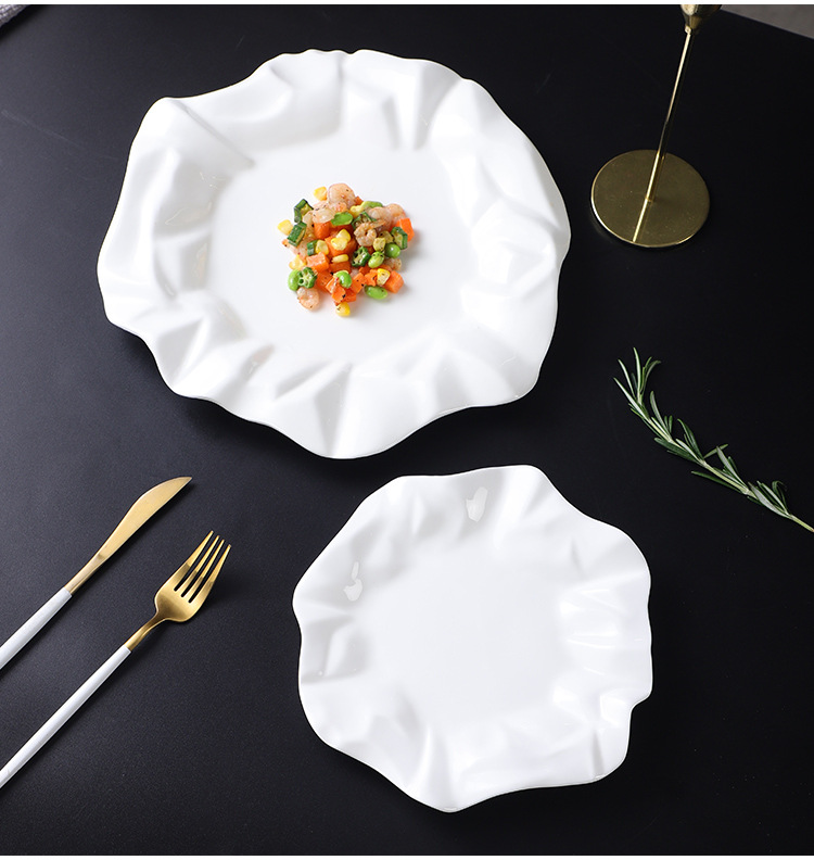 陶瓷不规则酒店创意餐具专用异形凉菜盘商用中式汤盘沙拉碗水果碗详情11