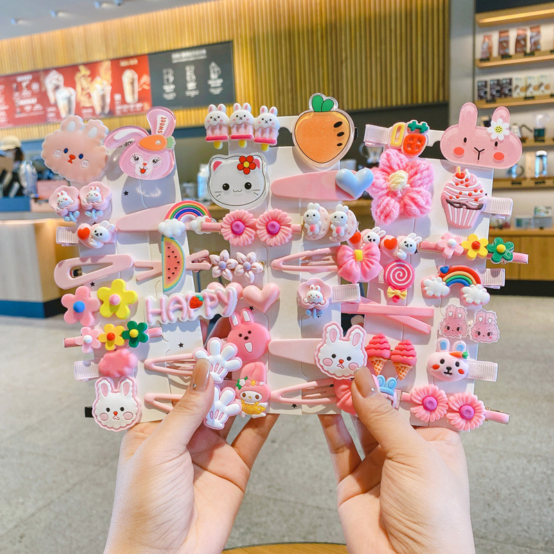 儿童多巴胺发夹宝宝可爱小发卡刘海夹女童bb夹头饰蝴蝶结发饰批发详情18
