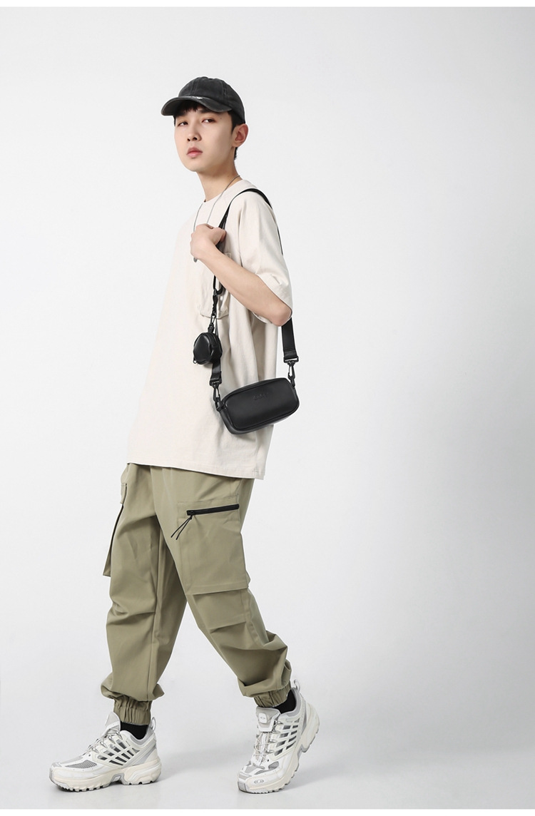 2026新款PU男士斜挎包韩版休闲小方包ins单肩包潮男情侣背包代发详情12