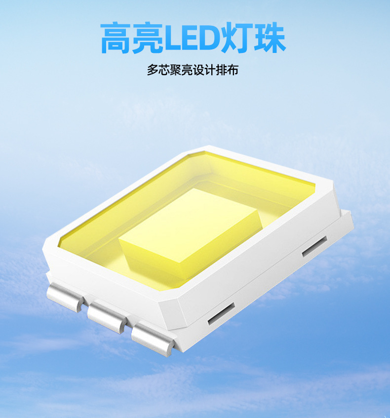 SH-100 LED solar outdoor sensor lamp, four-sided charging street lamp, wall lamp, solar lamp, solar energy saving pic 6