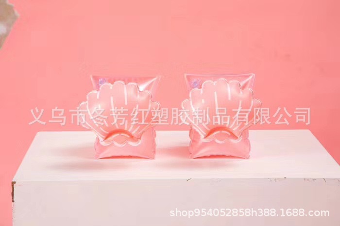 厂家直供PVC充气动物手臂圈加厚双气囊透明水袖泳圈涉水运动水上充气床充气浮排运动户外用品详情8