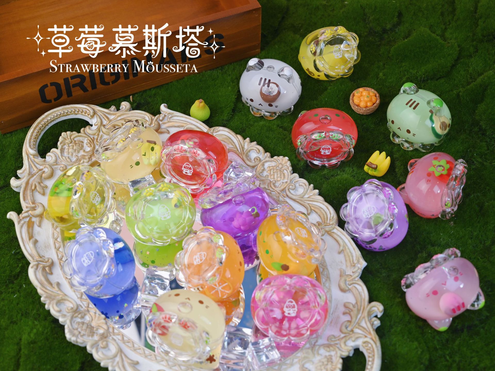 草莓慕斯他白日梦缤果章鱼喵喵冻系列盲盒带编码潮玩周边手办玩偶详情1