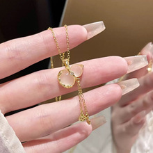 999纯银星球项链女韩国轻奢星星锁骨链百搭镶嵌饰品工艺品礼品动漫明星周边详情19