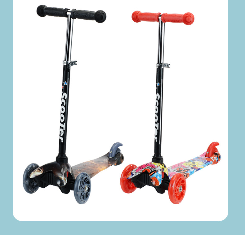 工厂批发跨境scooter2-3-6-8岁宝宝玩具小童滑滑车便携儿童滑板车详情13