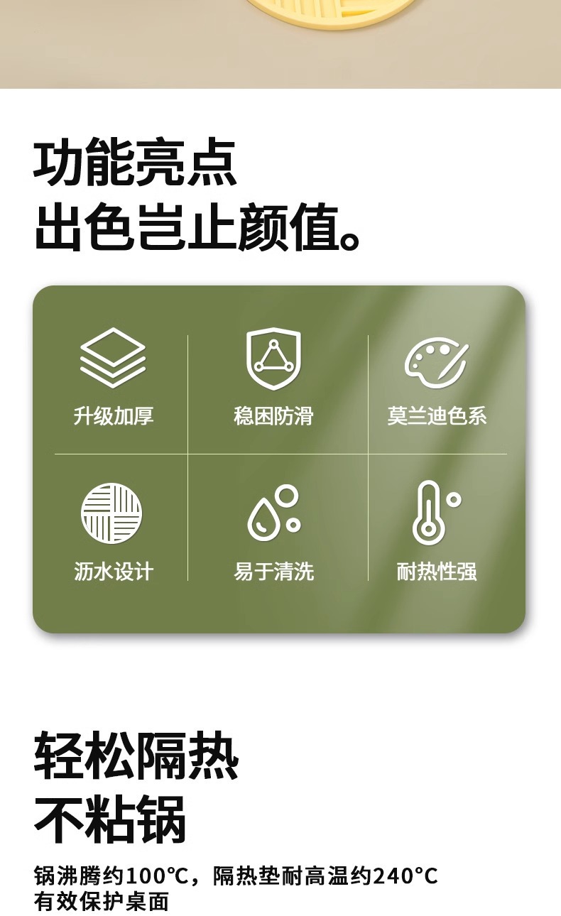  新品硅胶婴幼儿餐垫防滑垫辅食垫babycare详情2