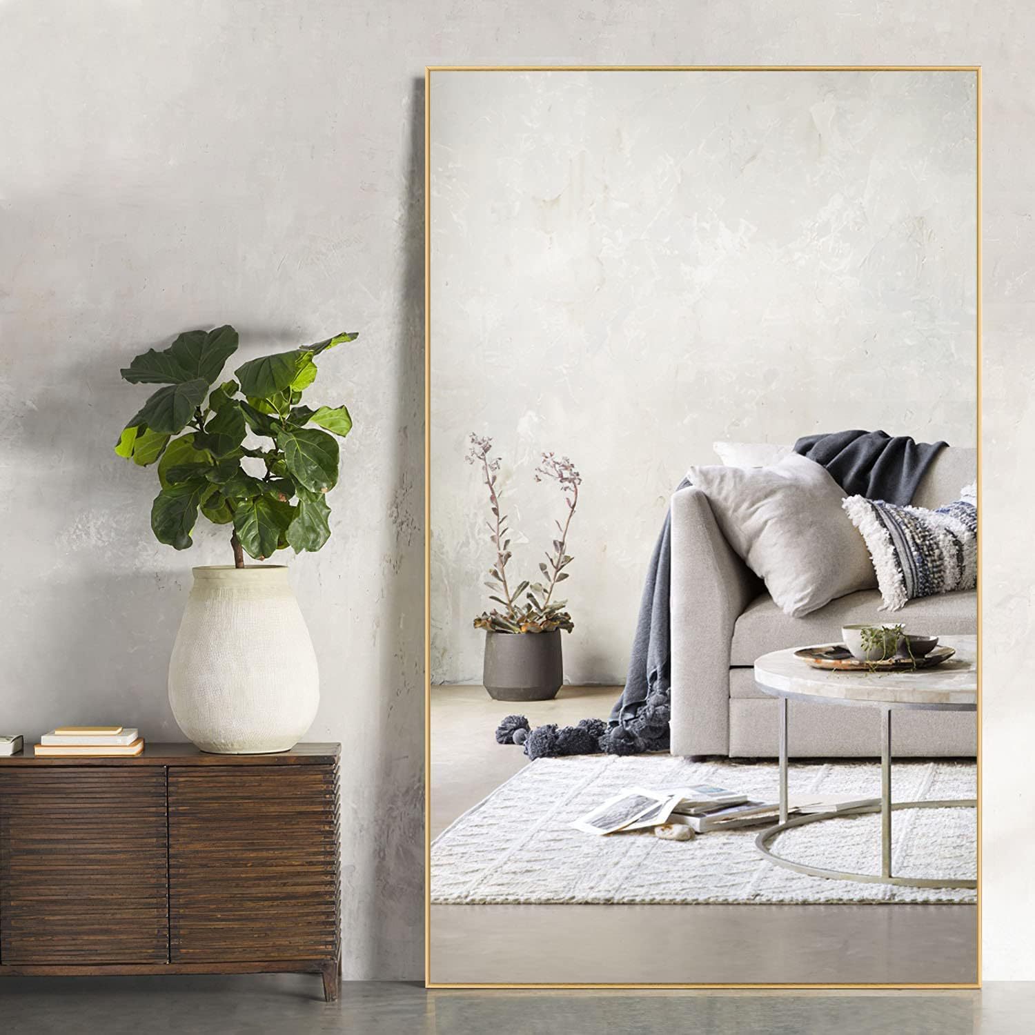 全身镜穿衣落地镜子家用壁挂式女生卧室网红公寓立体挂墙大试衣镜详情4