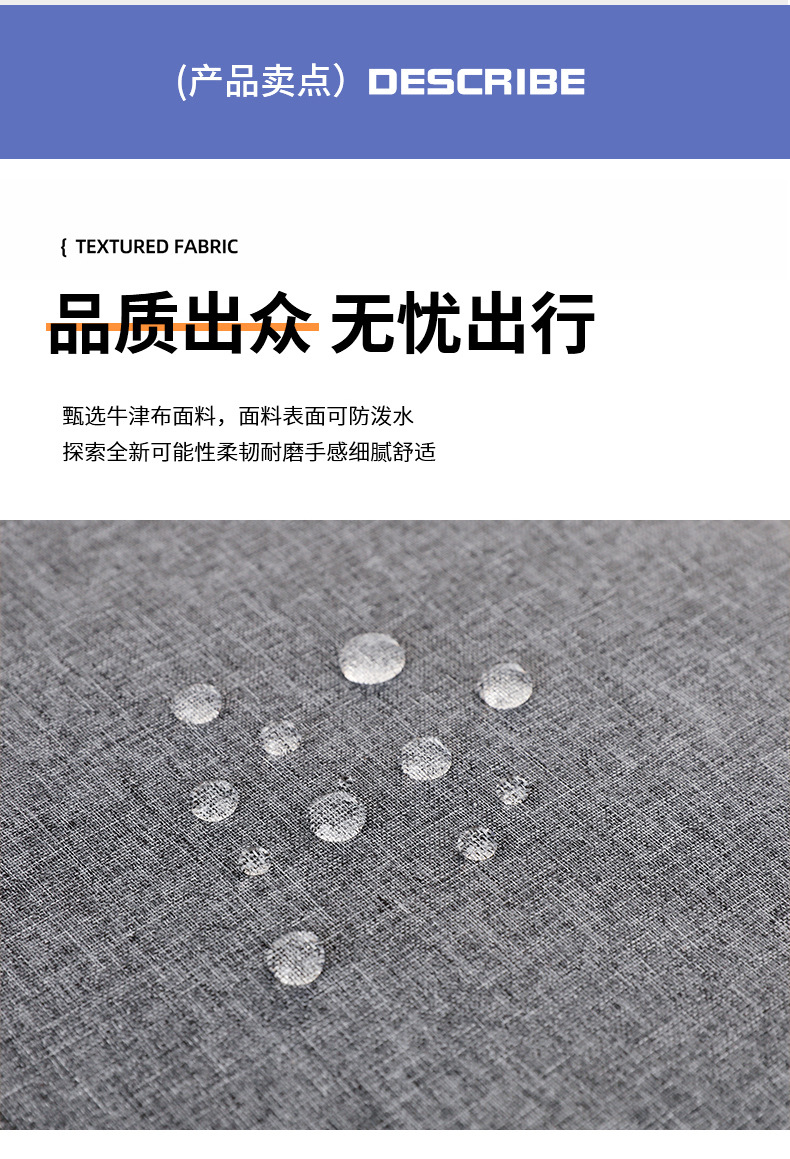 商务双肩包男多功能背包大容量旅行包高级感背包电脑包书包印logo详情13