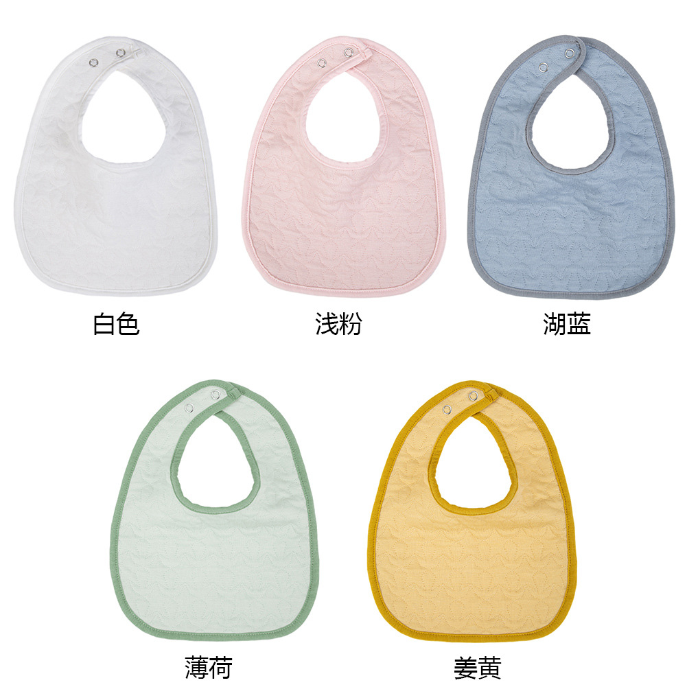 秋冬新款婴儿夹棉U型口水巾儿童吃饭围兜加厚防水儿童围嘴现货详情22