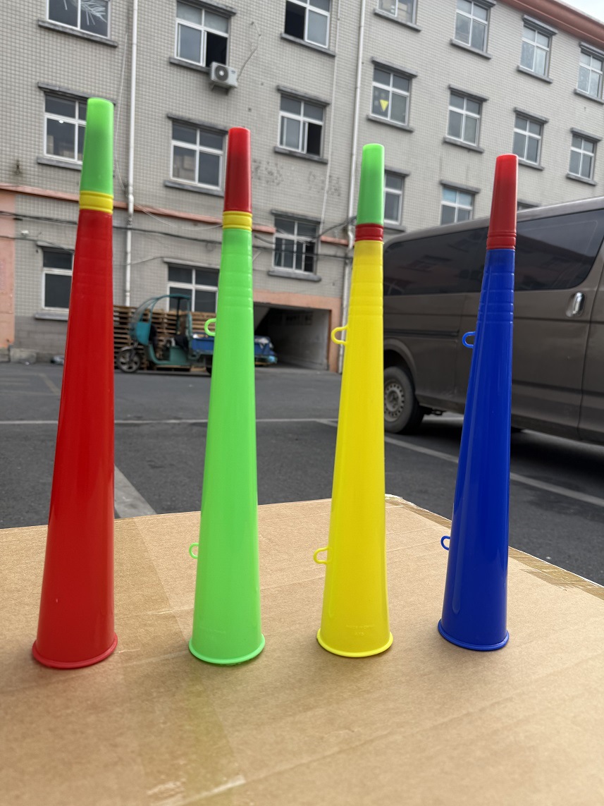 Colorful plastic horn vuvuzela World Cup football toys cheering, clapping and shaping pic 4