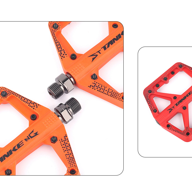 TANKE mountain bike pedal bearing anti-slip nylon road bike pedal parts pic 8