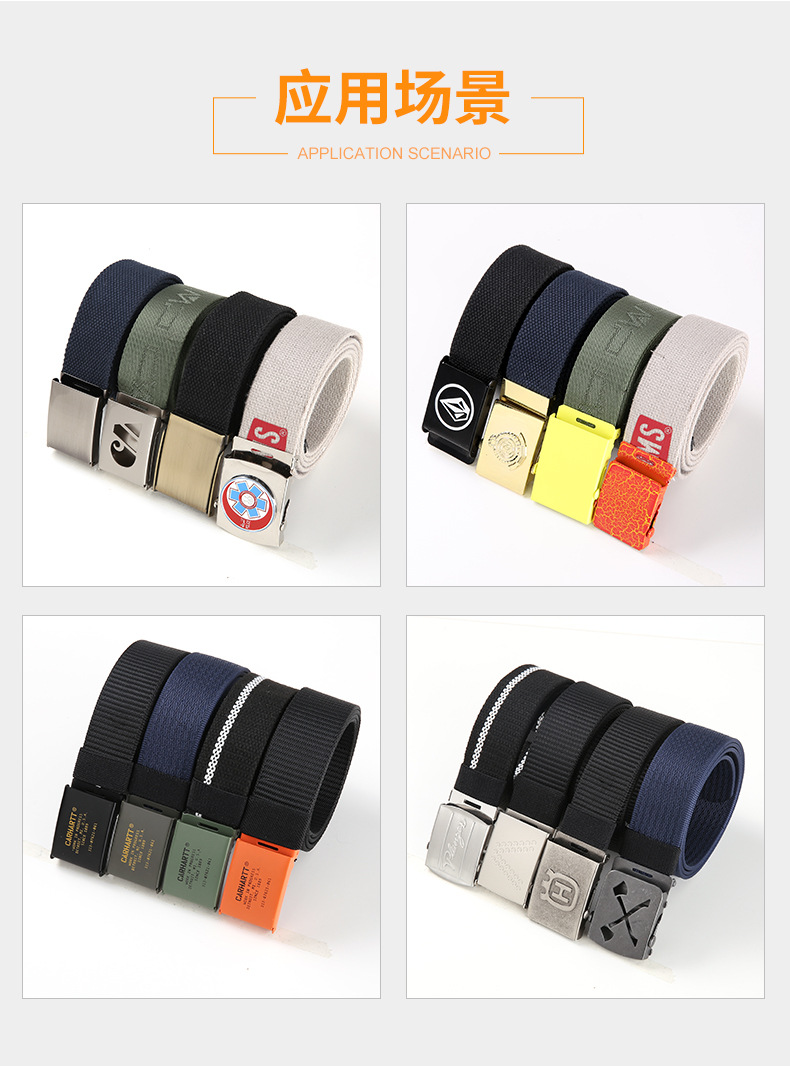 The 35MM roller belt buckle from the original manufacturer features woven belt buckle heads, smooth buckles, and eco-friendly electroplated iron sheet military buckles pic 6