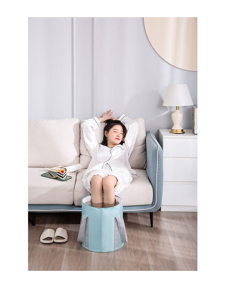 大容量带盖保温泡脚桶加厚珍珠棉防水水洗折叠旅行加强手提泡脚袋详情19