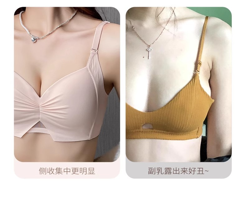 大胸显小胸内衣超薄款女无痕收副乳防下垂聚拢上托文胸罩夏季详情18