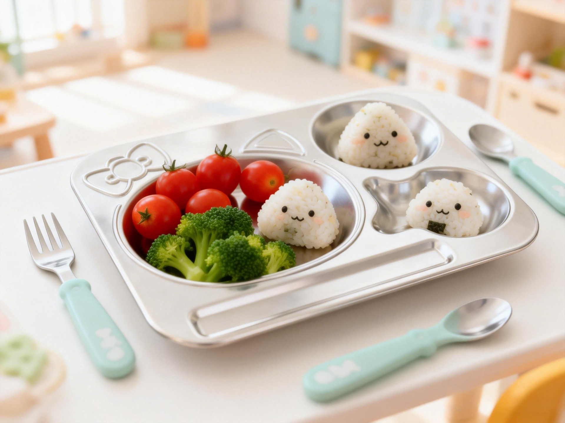 Cross-border stainless steel children's rice bowls, baby eating yogurt bowls, oatmeal bowls, children's salad bowls, dessert bowls, special bowls pic 6