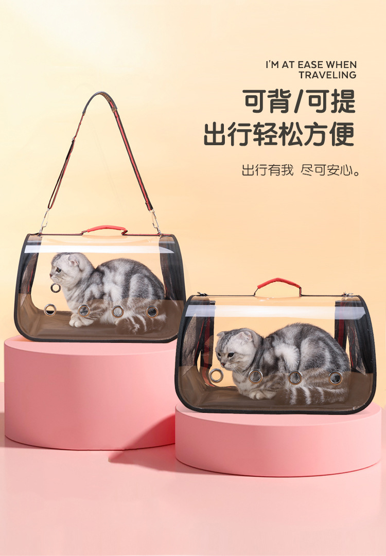厂家直供猫包外出便携猫咪太空舱手提单肩大容量猫咪单肩背包详情7