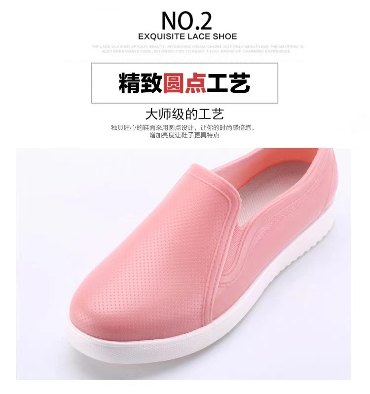 巨力正品跨境雨鞋女防水雨鞋女外穿百搭韩版低帮水鞋女软底防水鞋厂家直销详情11