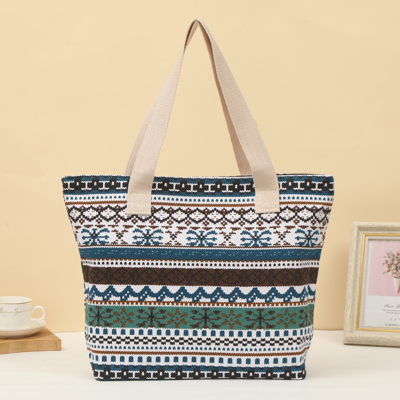 上班族专享 手提式单肩托特包 多功能购物手拎包 折叠式学生帆布包 现货批发 家用购物袋 篮子款详情17