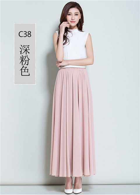 New fashionable, bright red MIDI dress for summer and spring, high-waisted and slimming, chiffon MIDI dress, mid-length beach style pic 37