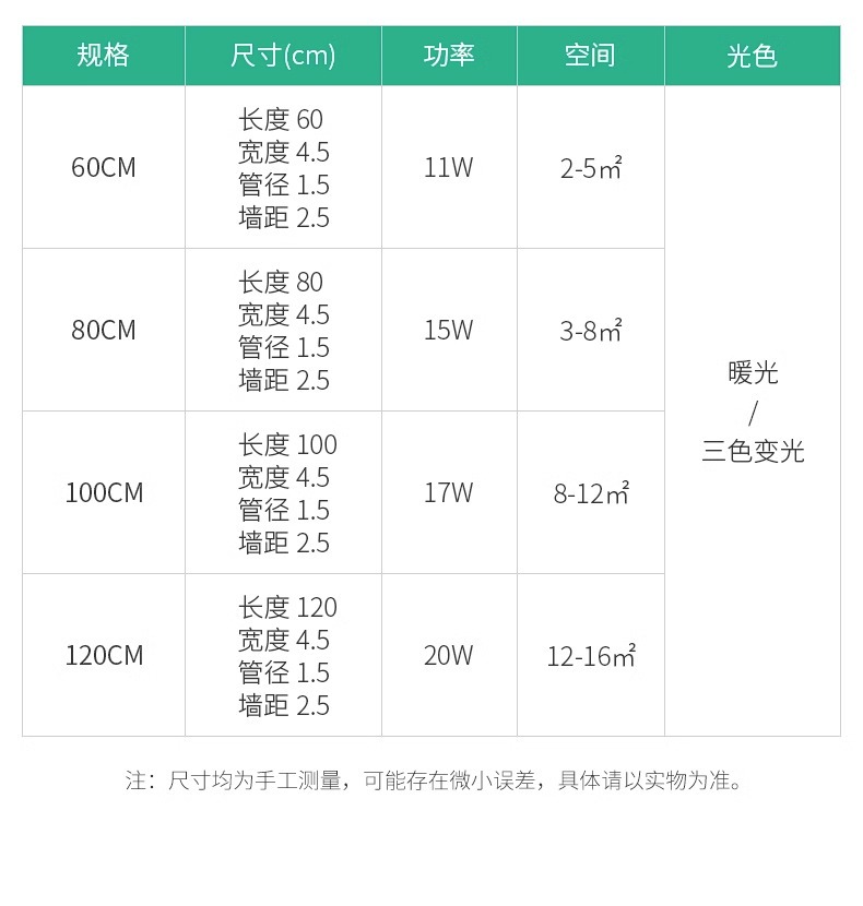 免打孔智能充电长条壁灯触摸开关极简过道客厅背景卧室床头灯详情17