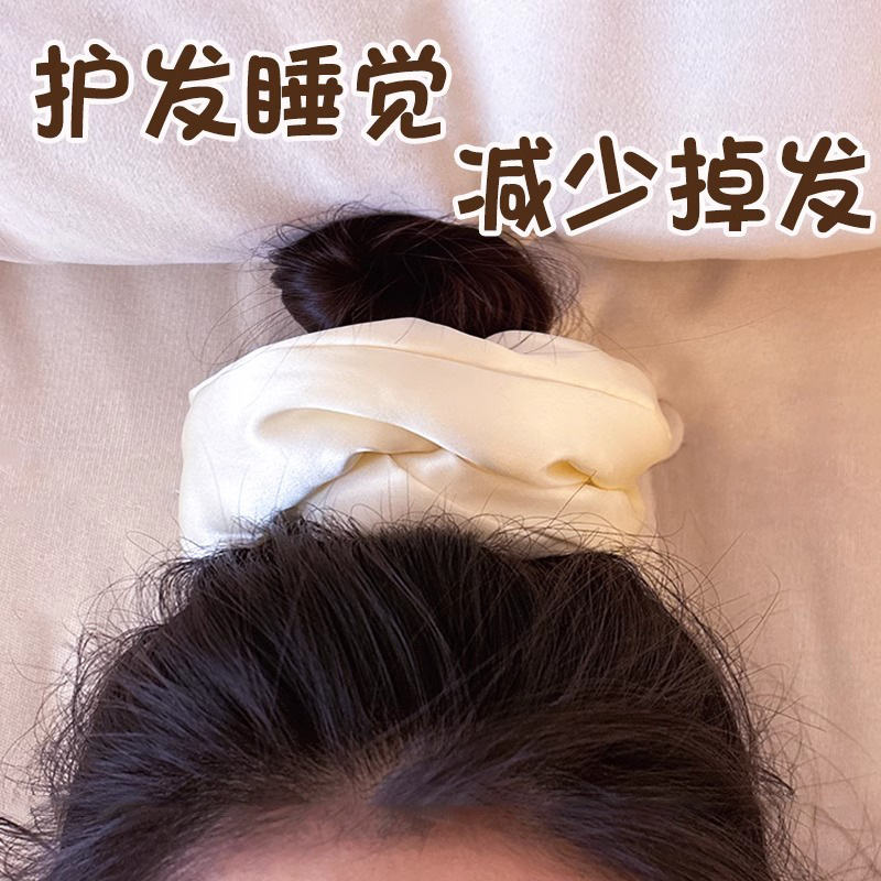 2024新款女秋冬法式复古布料大肠发圈高级感真丝大号发圈发饰头饰详情14
