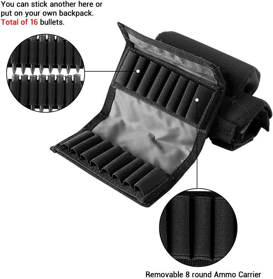 跨境新款军迷彩户外越野CS战术附件子弹包垫托腮包 枪托包子弹袋详情2