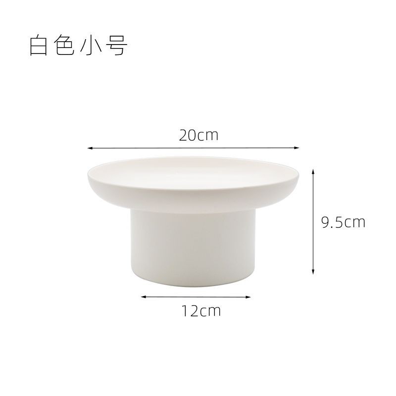 EpeiusHome北欧ins风高脚托盘果盘简约家居现代糕点婚礼黑色果盘详情4