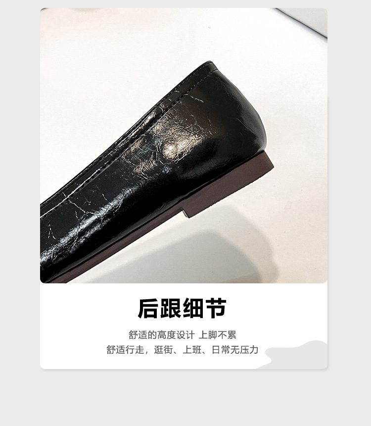 葡萄妈同款法式小皮鞋女2025春秋季新款蝴蝶结单鞋夏季配裙穿豆豆详情8