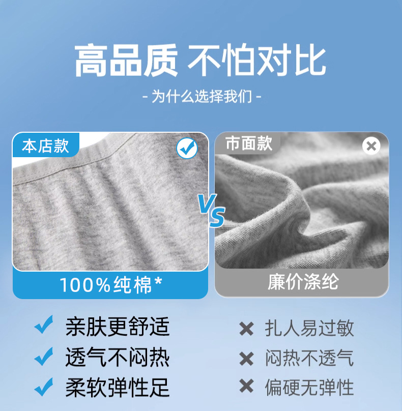 一次性内裤男士纯棉四角短裤大码平角日抛裤旅行酒店无菌免洗直穿详情1
