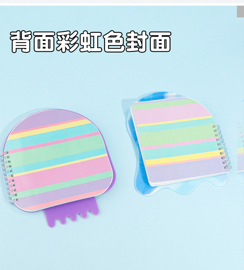 万圣节系列DIY硅胶洞洞封面线圈本异形创意学生用文具笔记本冰垫装饰详情8