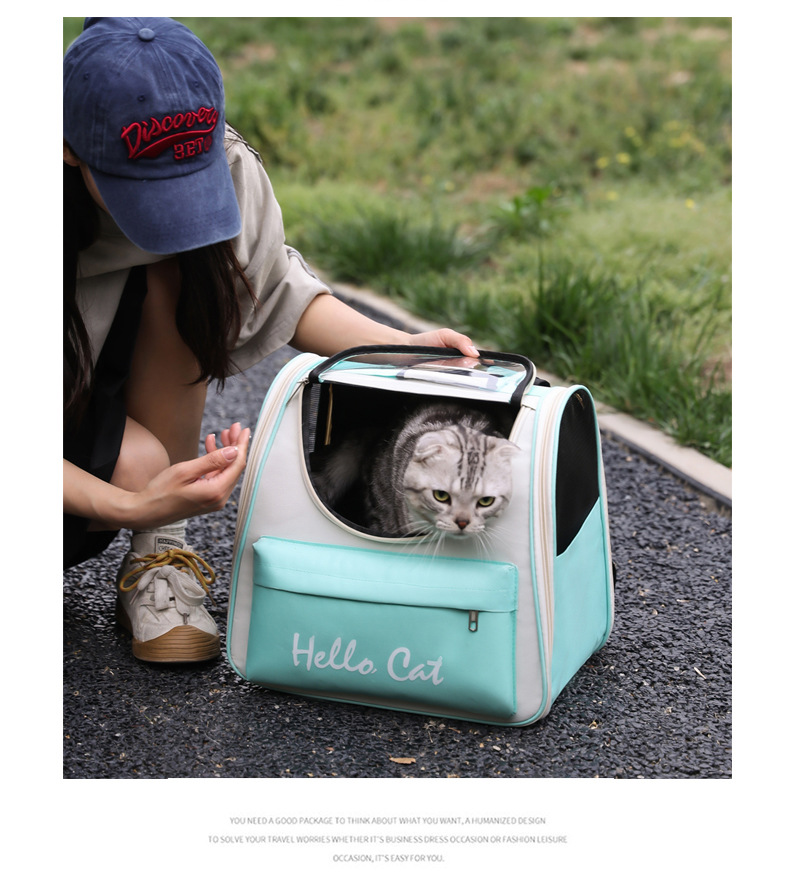 宠物包大容量外出便携猫包可折叠双肩宠物背包太空舱猫用宠物用品详情13