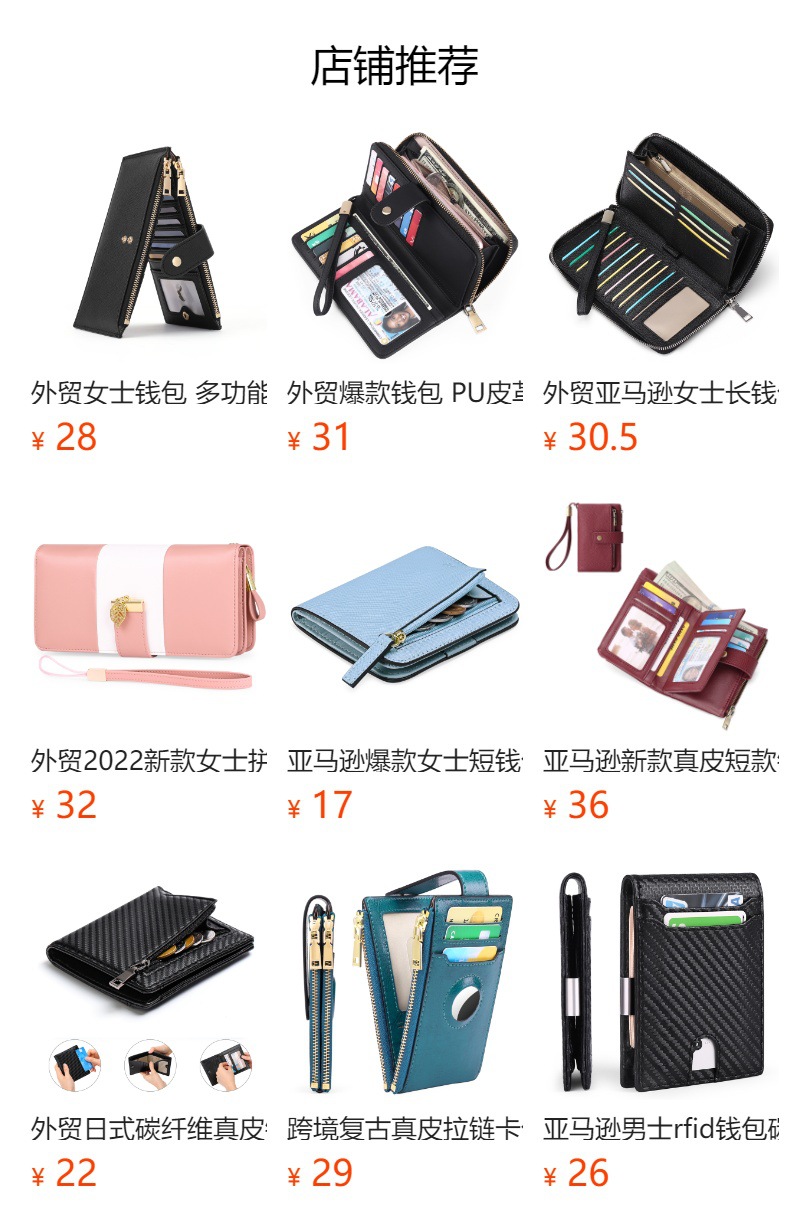 New cross-border wallet buckle vertical wallet for women, short diamond-shaped pattern coin purse with zipper card case pic 1