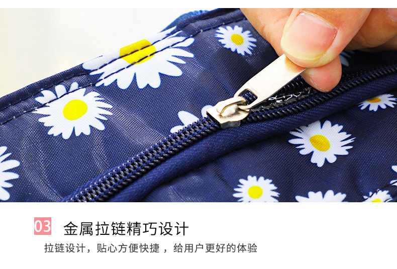 大容量饭盒手提袋时尚花色上班族带饭午餐包郊游野餐保温饭盒袋详情14