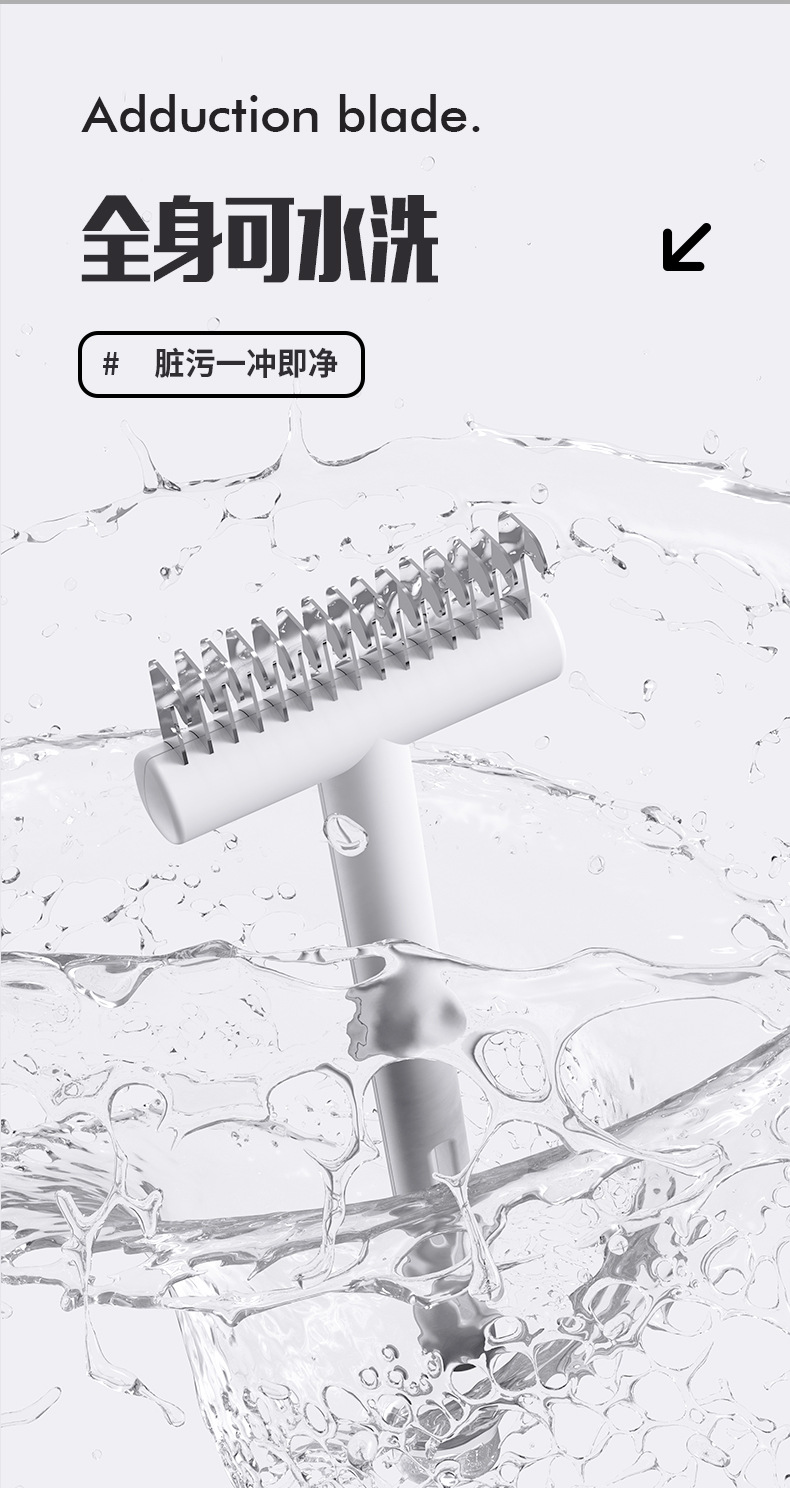 Pet exquisite and compact knotted comb, suitable for dogs and cats, cat and dog depilation brush, stainless steel thin knotted comb pic 13