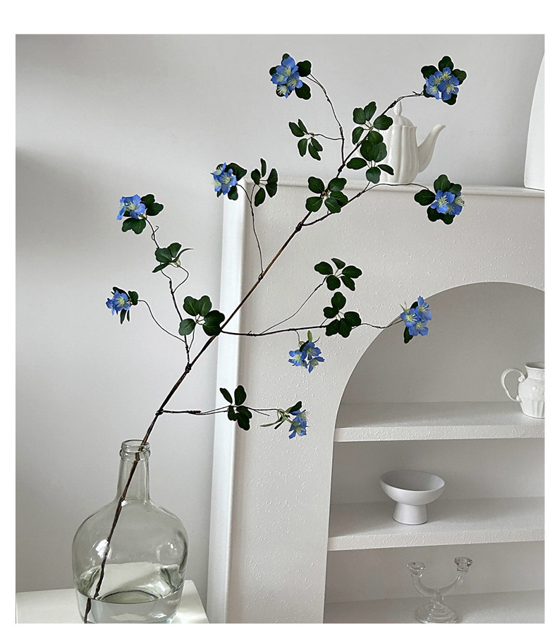 侘寂风仿真花假花观音莲干花花束摆设客厅餐桌装饰插花花艺摆件详情9