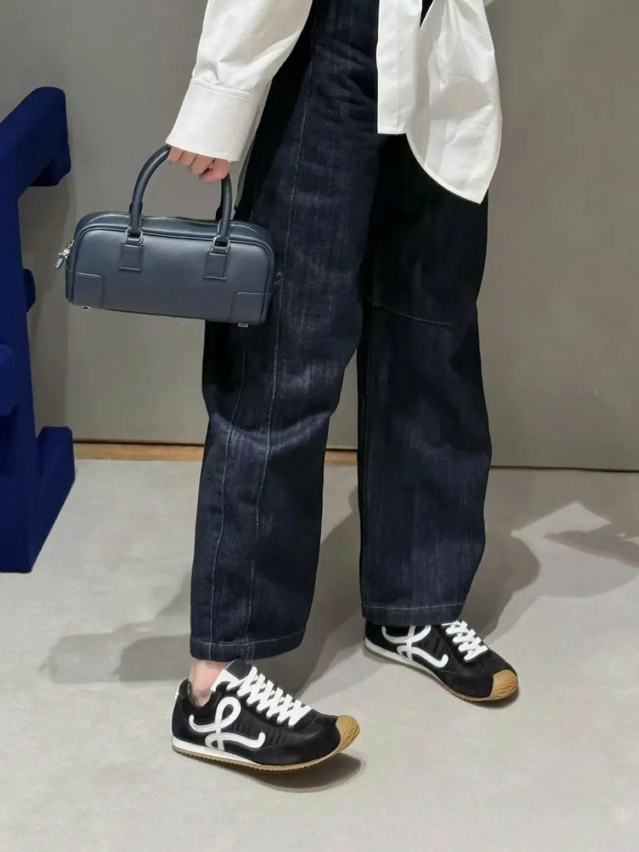 苏茵茵内增高阿甘鞋女2025新款歪头德训女鞋系带休闲鞋真皮德训鞋详情30