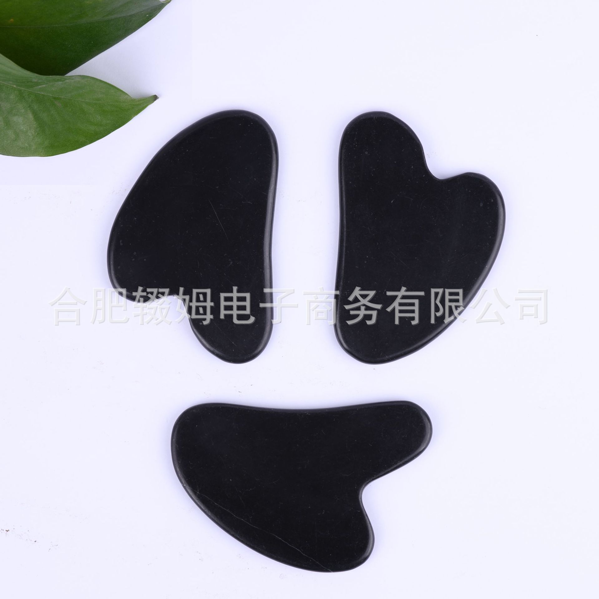 天然岫玉玉石板面部美容按摩器全身通用牛角刮板岫玉刮痧板经络详情23
