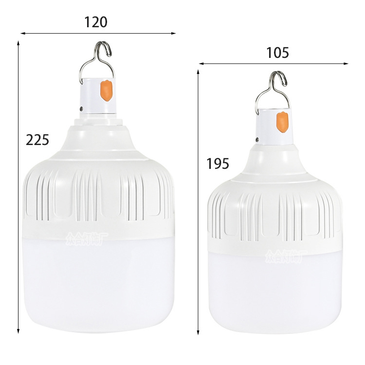 Emergency bulb lamp, power outage emergency household, night market, street stall, outdoor camping, usb charging led bulb with hook pic 4