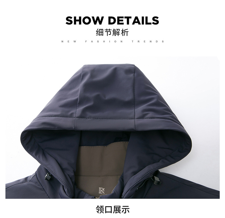 男士羽绒服冬季商务休闲加厚保暖防风白鸭绒中年连帽外套爸爸装详情21