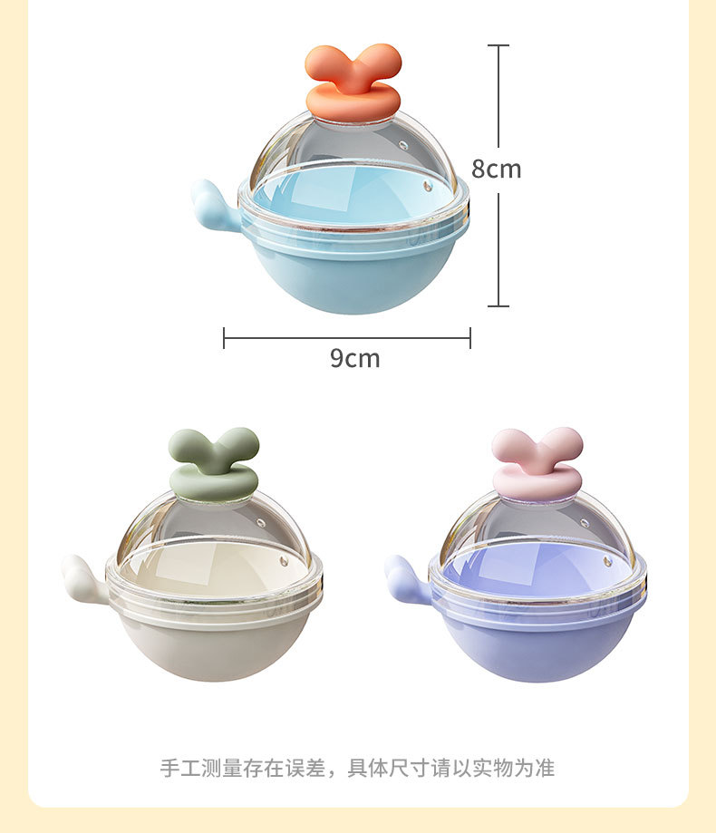 Ice hockey mold with round ears, spherical ice cubes, ice cube trays, whisky, household food-grade silicone ice cube mold pic 12